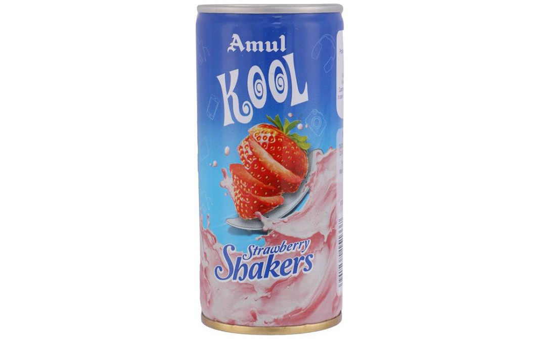 Amul Kool Strawberry Shakers    Tin  200 millilitre
